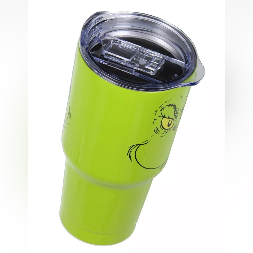 Dr Seuss's How The GRINCH Stole Christmas Holiday 30oz Drink Tumbler with Lid - Picture 3 of 4